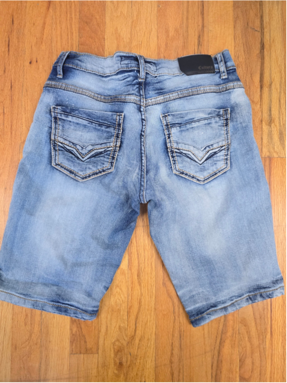 Men's Cultura Jean Shorts Blue Waist 30